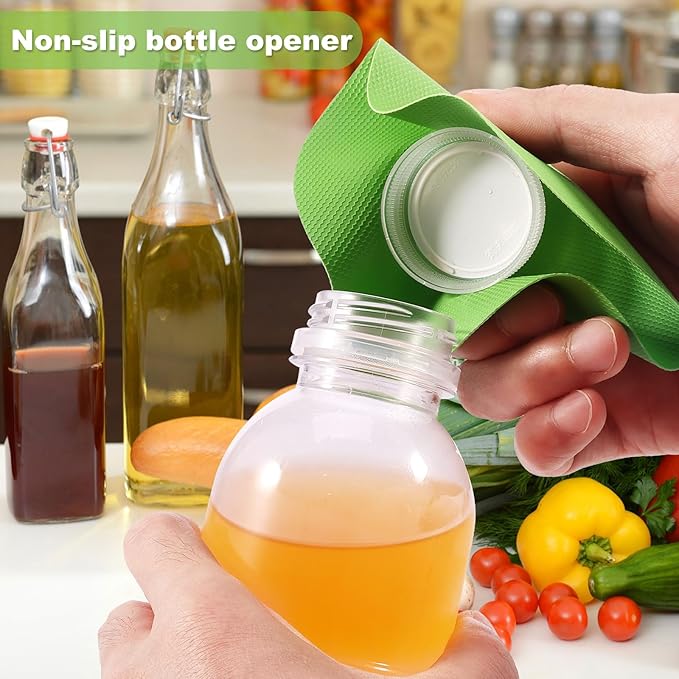 36Pcs Jar Opener Gripper Pads Rubber Jar Gripper for Weak Hands, Multi-function Kitchen Gadget Anti-Slip Coasters Bottle Lid Opener Jar Grippers for Seniors with Arthritis