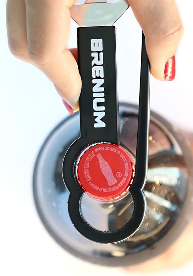 Multifunctional Bottle Opener for Water and Beer Bottles, Twist-Off, for Weak Hands, Seniors, Elderly, Rheumatoid Arthritis, Ergonomic Gripper