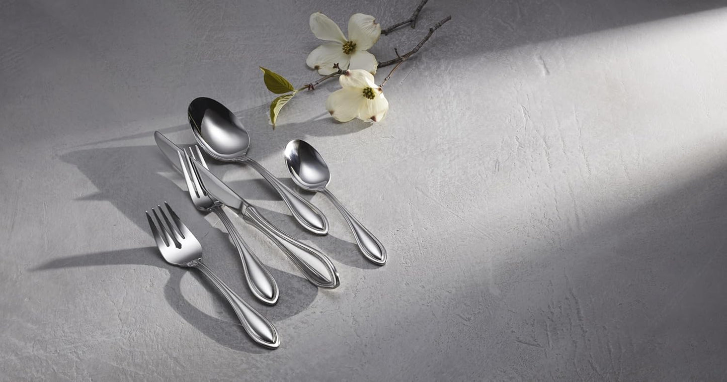 Oneida American Harmony Everyday Flatware Dinner Forks, Set of 4