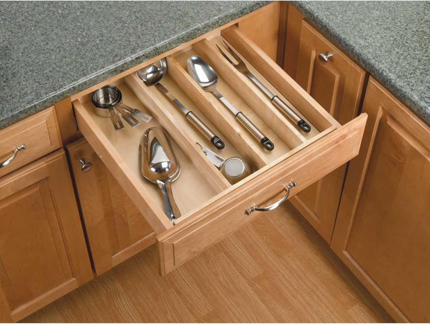 REV-A-SHELF TRAY, UTILITY, WOOD, 18.5X22 X 2 7/8"D