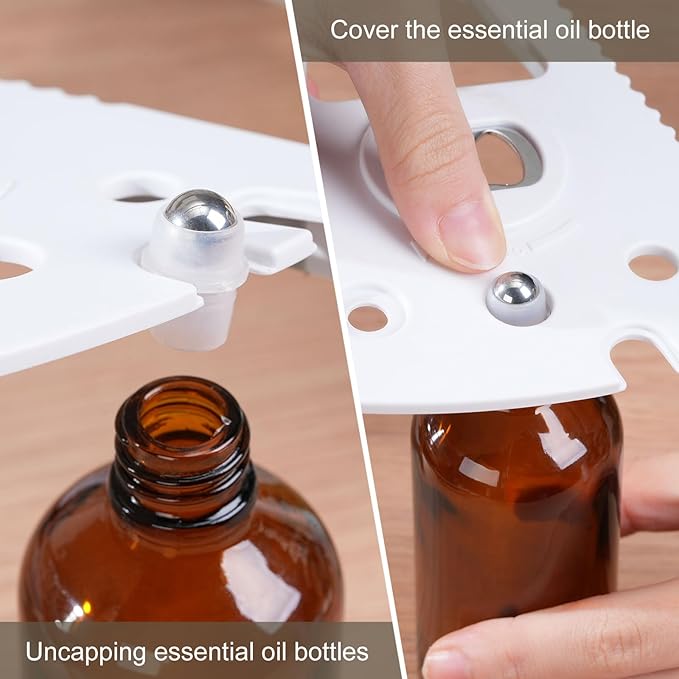 Jar Opener Bottle Opener Can Opener Essential Oil Bottle Opener for Weak hands, Seniors with arthritis and anyone with low strength,7 in 1 Multifunctional magnetic design ergonomic.