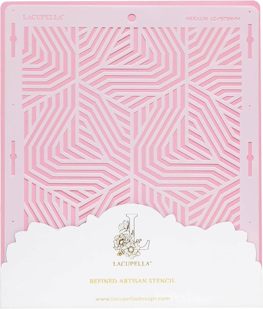 Cake Stencil for Buttercream Cake, Royal Icing, Ganache, Painting, Art and Crafts (HEXALIN)