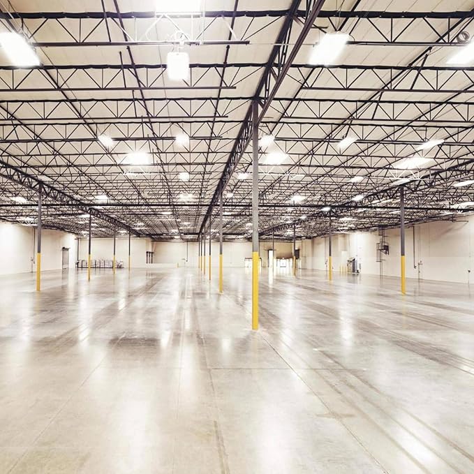 Lightdot 2FT LED High Bay Shop Lights, 100-277V 【Driver Equipped, 5 Years】 200W 28000LM [Eqv. 800W MH/HPS] 5000K Diamond Diffusion Linear Hanging Light for Warehouse -ETL Listed, 8Pack