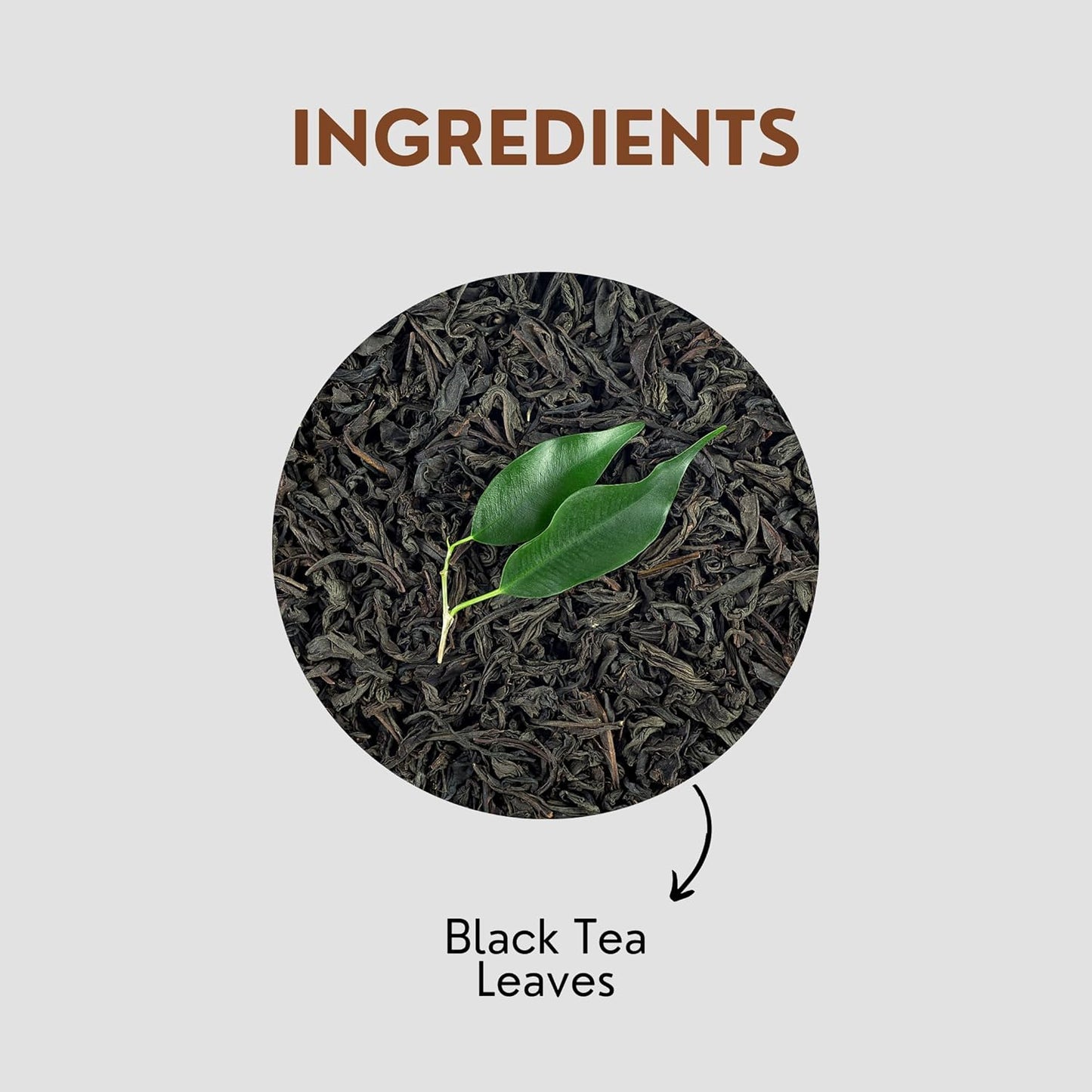 Tealeaf & Co. Classic Assam CTC Chai - 100% Pure Loose Leaf Black Tea - Low Caffeine Premium Tea - Upto 50 Servings (3.52oz/100gm)