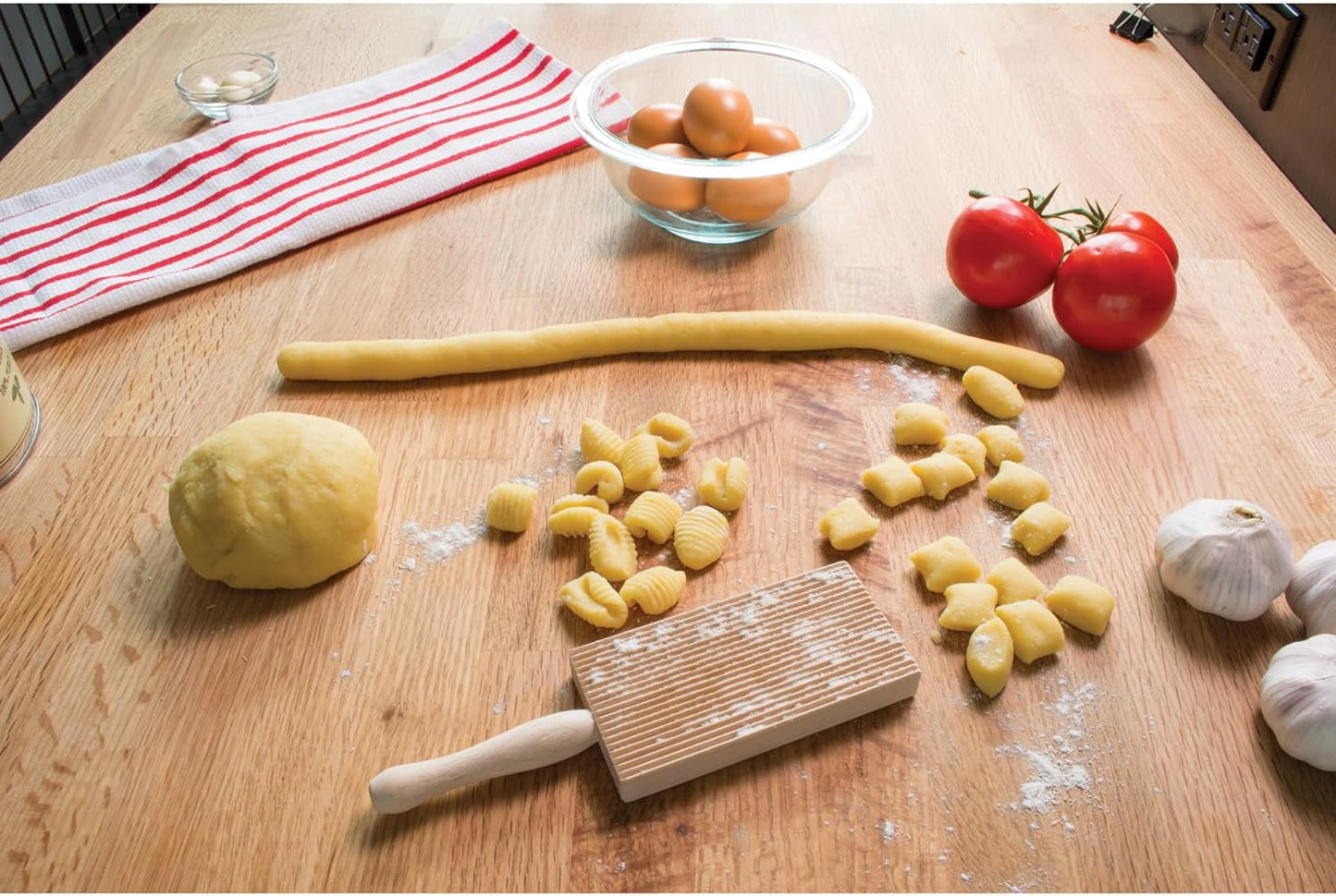 Fantes Gnocchi Board, Beechwood, Made in Italy, Set of 2, The Italian Market Original since 1906