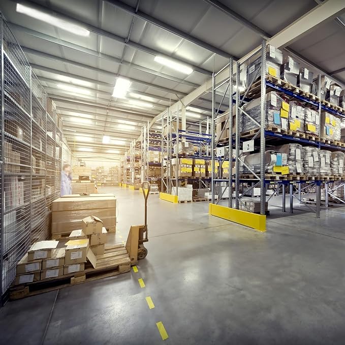 Lightdot 4FT LED High Bay Shop Lights, 100-277V 【Driver Equipped, 5 Years】 265W 37100LM [Eqv. 1000W MH/HPS] 5000K Diamond Diffusion Linear Hanging Light for Warehouse -ETL Listed, 2Pack