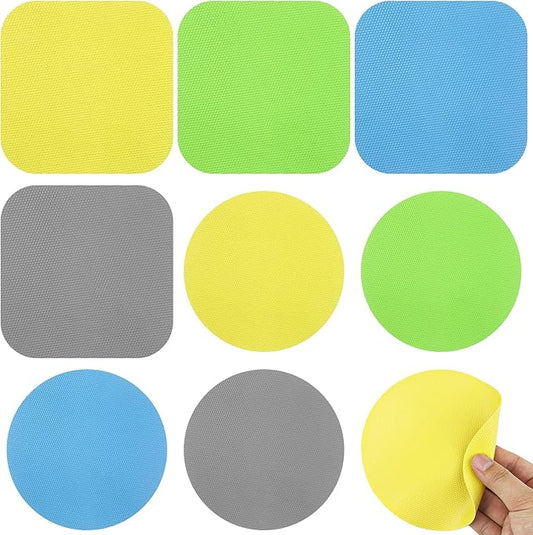 Jar Opener, 8PCS Rubber Jar Opener Gripper Pad, Round Bottle Opener/Jar Opener Gripper, Bottle & Can Opener, Kitchen Gadgets, Lid Opener Gripper Pad