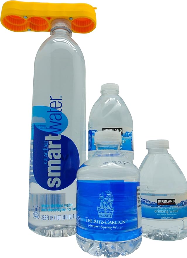 Arthritis Bottle Opener - magic Opener COMBO | Water Bottle Opener | Twist-off - Plastic Bottles | Easily open over 16 different plastic cap sizes | Arthritis Help | Arthritis Aids |Pull Tab Soup Cans