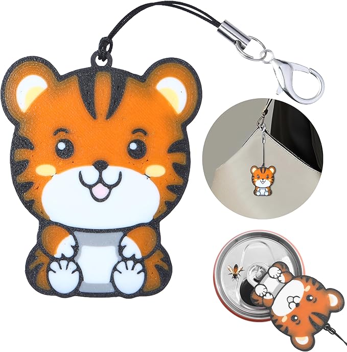 Cartoon Can Protector - Cute Easy Tab Can Opener Drink Can Protector Cap for Coke,Beer Soda,Party,BBQ,Beach Accessory