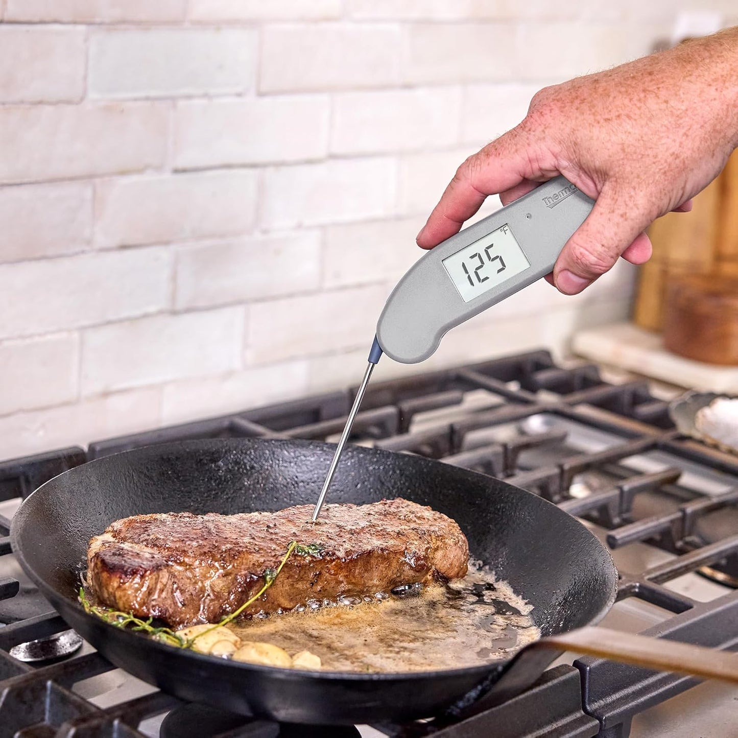 Thermapen ONE, No. 1 Recommended Instant-Read Thermometer - Dove Grey