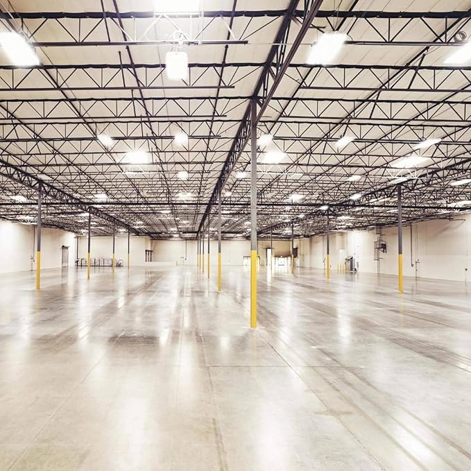 Lightdot 4FT LED High Bay Shop Lights, 100-277V 【Driver Equipped, 5 Years】 265W 37100LM [Eqv. 1000W MH/HPS] 5000K Diamond Diffusion Linear Hanging Light for Warehouse -ETL Listed, 4Pack