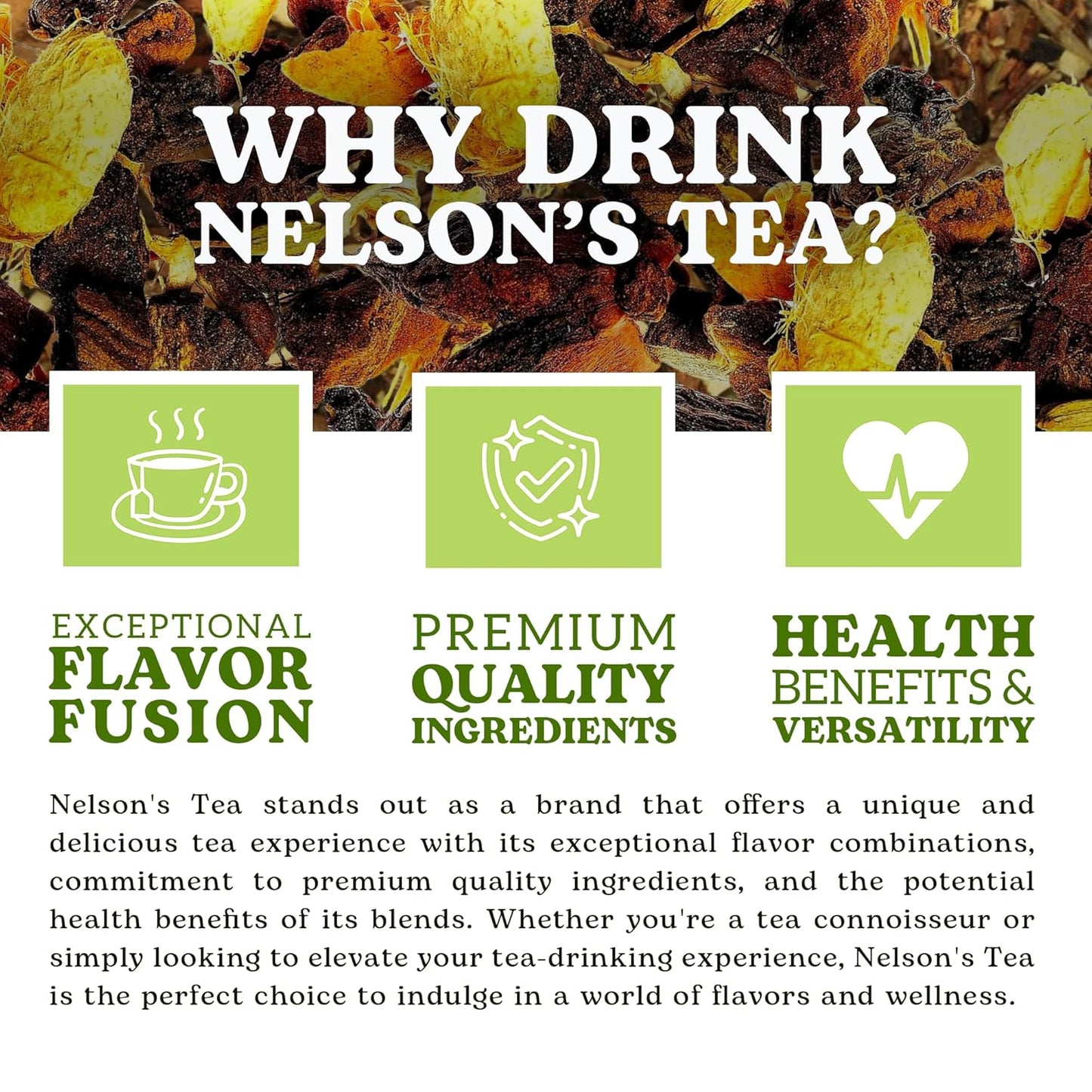 Nelson's Tea Really Root Beer - Sarsaparilla Root Herbal Loose Leaf Tea; Blend of Flavors like Sarsaparilla, Sassafras Burdock, and More! - Sample