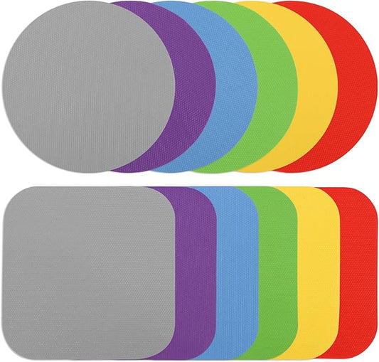36Pcs Jar Opener Gripper Pads Rubber Jar Gripper for Weak Hands, Multi-function Kitchen Gadget Anti-Slip Coasters Bottle Lid Opener Jar Grippers for Seniors with Arthritis