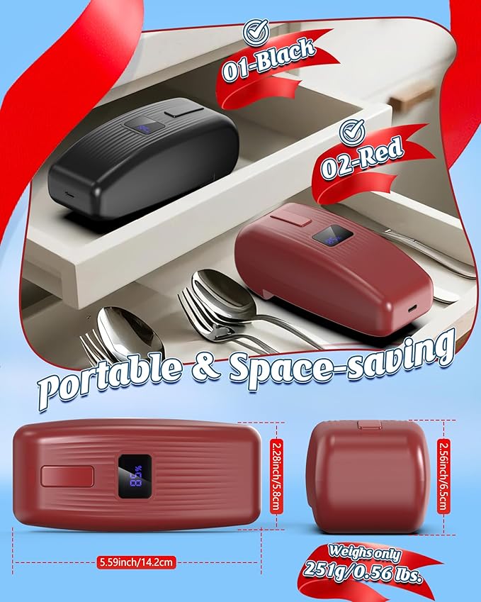 HuiJuKeJi Countertop Electric Can Opener, Rechargeable Automatic Can Opener LED Display Fit Almost Sizes, One-Touch Can Opener Electric Kitchen Gadget for Seniors Smooth Edge, Food Safety Camping