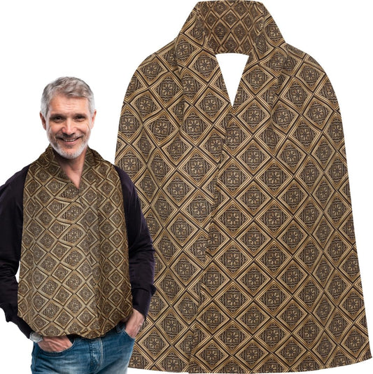 Adult Bib Scarf - Dignified Alternative to Bibs | Washable and Reusable Clothing Protectors for Eating