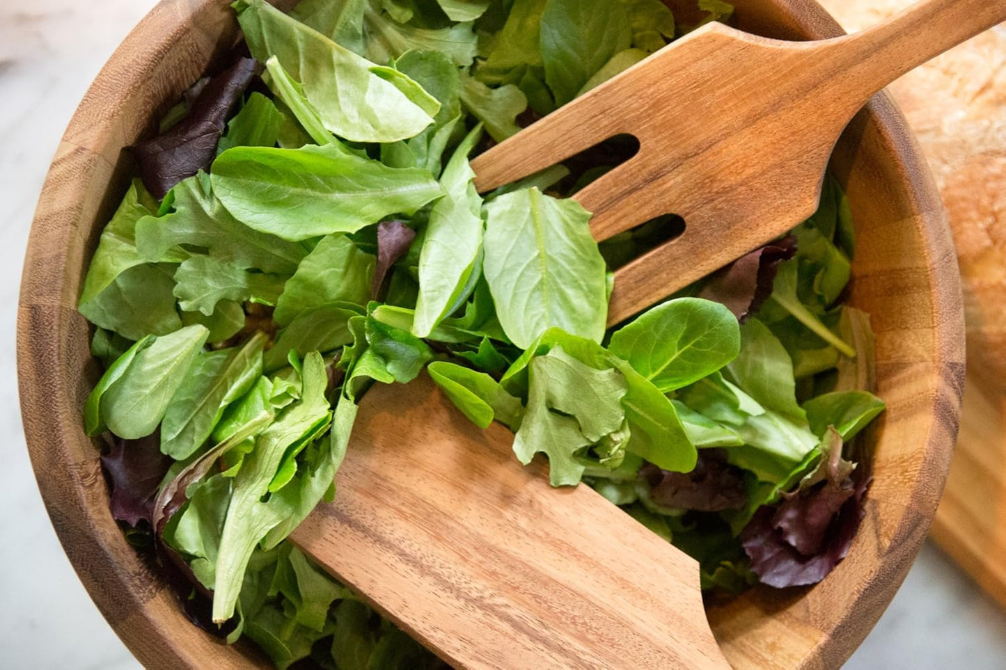 Ironwood Gourmet Extra Large Salad Utensil Set, 2.75 x 2.75 x 13 inches