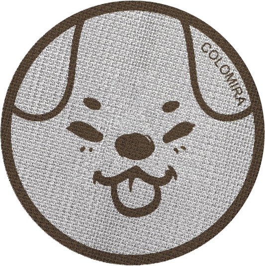 58.5mm Espresso Puck Screen, Lower Shower Screen, Metal Coffee Reusable Filter for 58mm Espresso Portafilter Basket, 1.7 Thickness(Doggie)