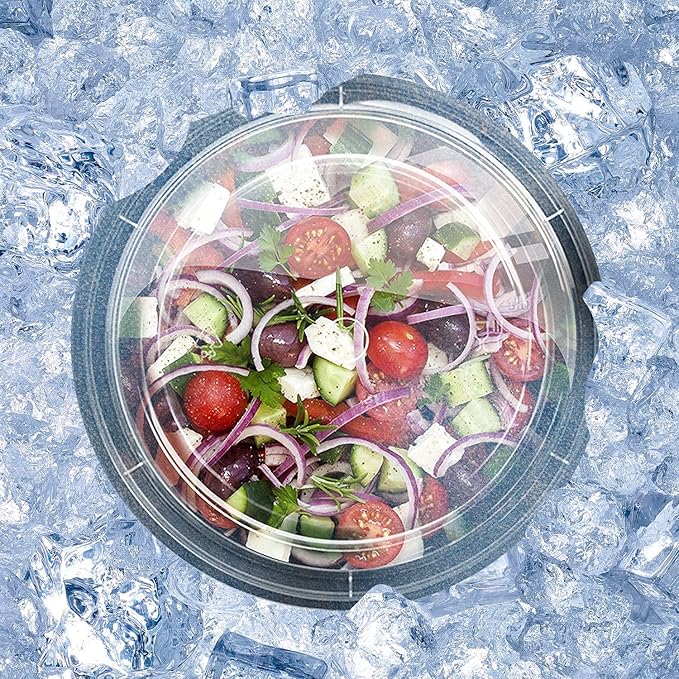 PrepNaturals 30 Pack Meal Prep Containers - 30 Pack of 24 Oz 100% BPA-Free Reusable Plastic Food Storage Containers with Lids - Dishwasher Safe Lunch Container