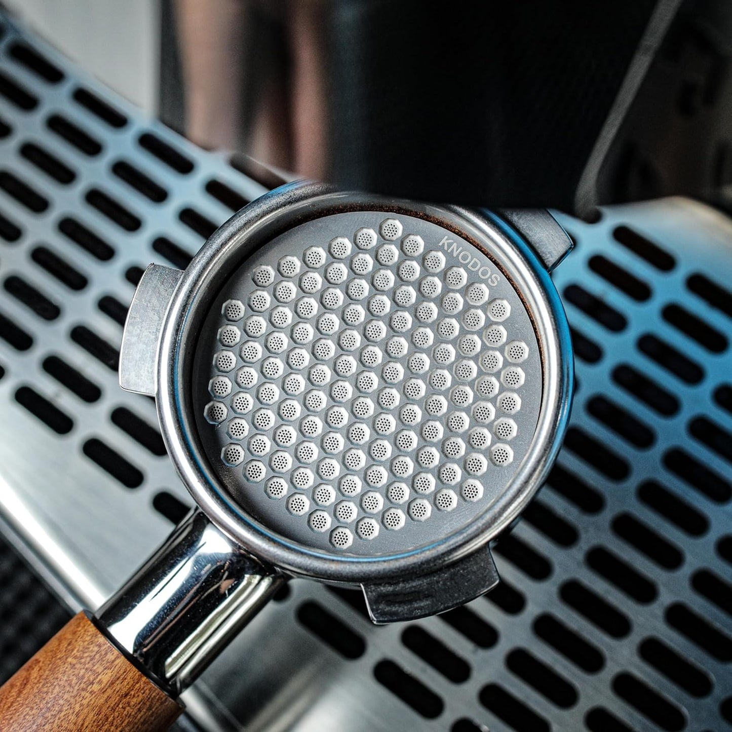 51mm Espresso Puck Screen- High-Grade Stainless Steel Plate Disk Coffee Filter, Optimal Espresso Extraction, Fits Delonghi & More, Easy Clean Design (Silver, 51mm)