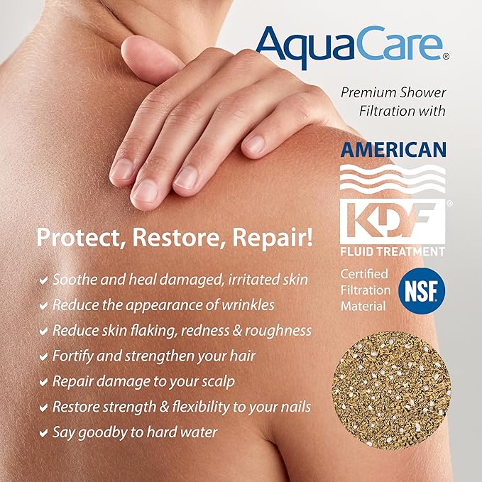 AquaCare 4X High Pressure 10-mode Filter Handheld Shower Head with Dual Power Wash - Clean Tub, Tile & Pets, Remove Chlorine, Metals & Toxins from Water to Protect Skin, Hair & Nails. Matte Black
